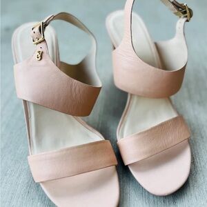 Cole Haan Nude Leather Sandals